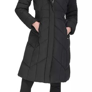Cole Haan Black Puffer Coat